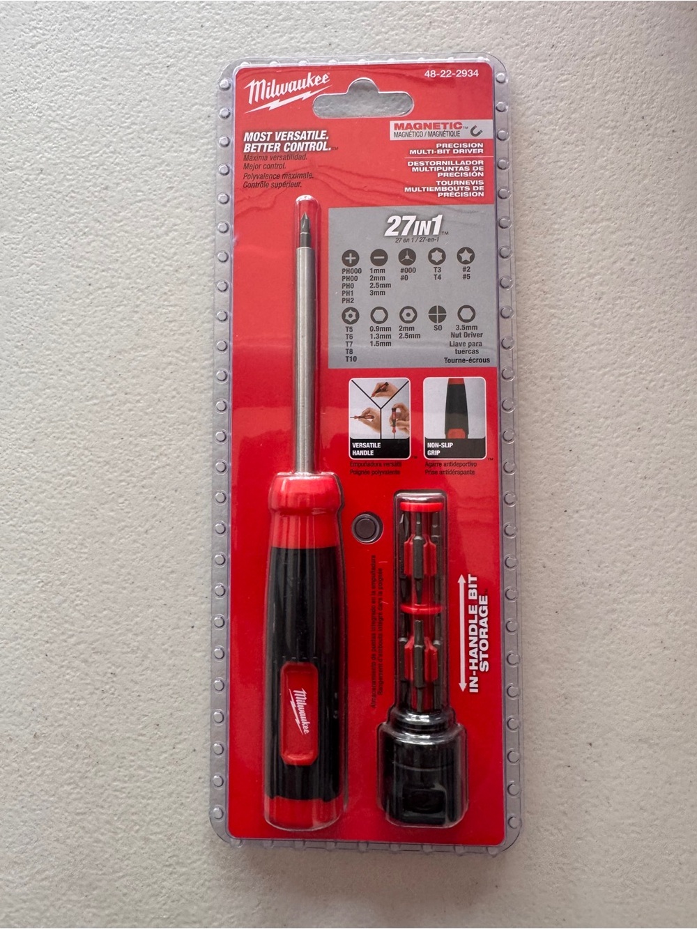 NEW Milwaukee 48-22-2934 27-in-1 Security Precision Multi-Bit Screwdriver